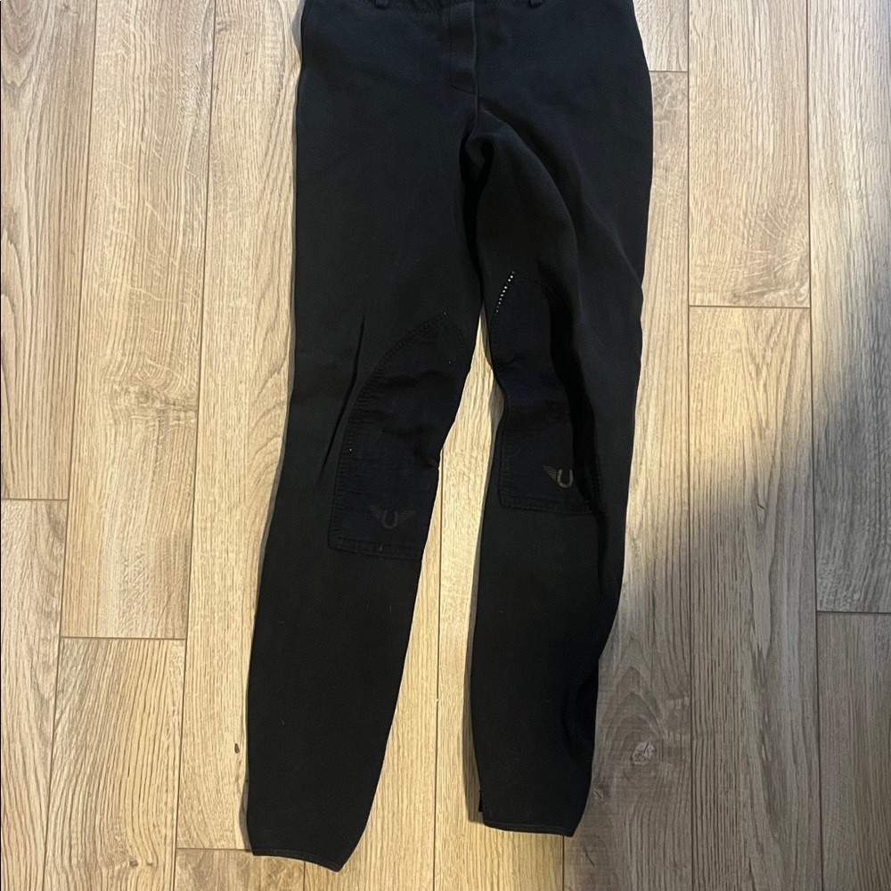Tuff Rider Black Riding Pants - Picture 2 of 3